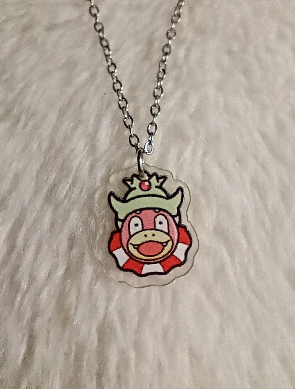 🌻 Pokemon Unisex Slowking Acrylic Stainless Steel Necklace
